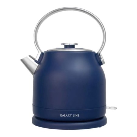 Electric kettle Galaxy Line GL 0334, stainless steel, 1.5 l, 2200 watts, blue
