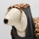 Sweatshop with a hood "Leopard", size XL (DS 36, Osh 42, Osh 48 cm)
