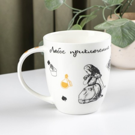 Mug "Crazy tea party", 420 ml, mix-4