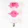 External drinker for a cage, 500 ml, pink