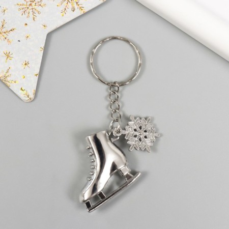 Trick Metal "Horse with Snezhinka" silver 3x3 cm