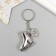 Trick Metal "Horse with Snezhinka" silver 3x3 cm