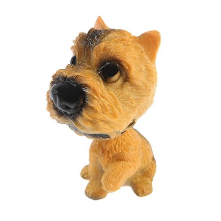 Dog on a car panel shocking his head, Irish Terrier-3