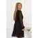 Women's dress, size 42, black color, red 5503