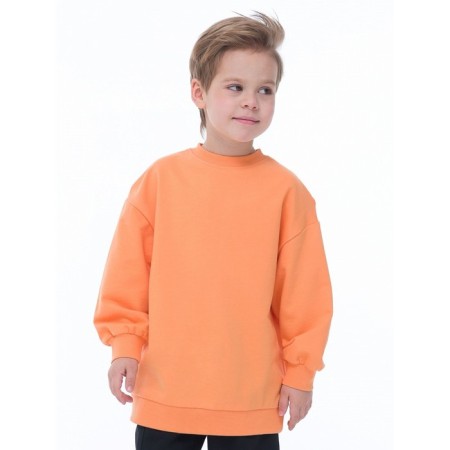 Sweatshirt for boys, height 92 cm, orange color-1