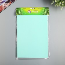 Foamiran 1 mm, 20x30 cm (set of 10 sheets) bk018 mint