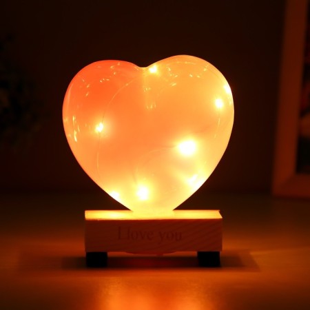 Nightlight "Heart. Love" LED from batteries 3xlr44 mix 9.5x4x12 cm Risalux-3
