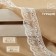 Lace on a grid, 45 mm × 11 ± 1 m, ivory color