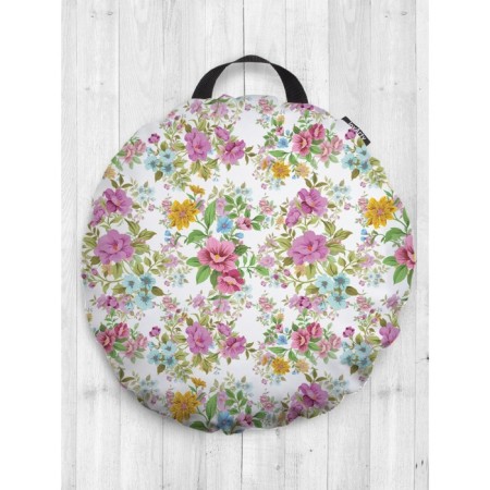 Pillow Siddle "Sea of ​​Flowers", decorative, d = 52 cm