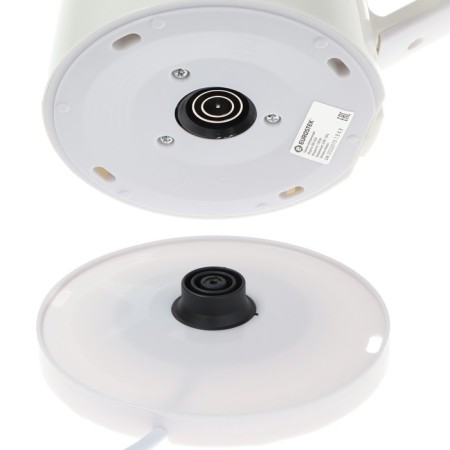 Electric kettle eurostek eek-3028, plastic, fire, 2 l, 1500 watts, white-6