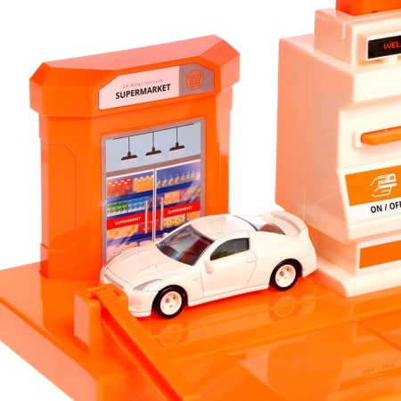 Parking "Building Station", with a display, light and sound-10