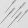 Needles for household sewing machines, universal, No. 70, 10 pcs