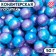 Confectionery sprinkling "duokhrom", blue, purple, 50 g