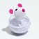 Nevali toy "Mouse" with a compartment for treats (treats up to 1 cm), 4.7 x 6.5 cm, white