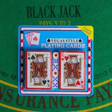 Set for playing poker, 2 decks, dice playing 6 pcs