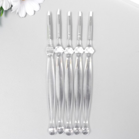 Tools for modeling and giving a set of 5 pcs acrylic, rubber 16 cm