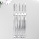 Tools for modeling and giving a set of 5 pcs acrylic, rubber 16 cm