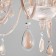 Chandelier Galatea, 6x60W E14, white color