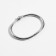 Oval for curtains, 28 × 43 mm / 33 × 48 mm, 10 pcs, silver color