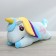 Soft toy "Unicorn", with a blanket, blue color