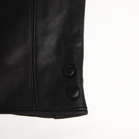Female gloves, size m, with insulation, black color-2