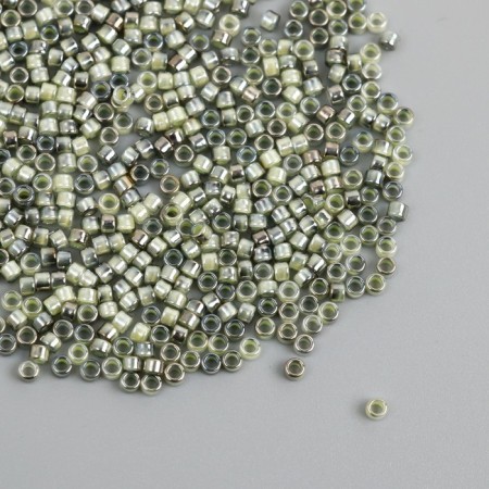 Glass 9/0 "Cylinders. Salad" two -tone, 450 g does not fade-1