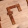 Game table "Domino" 25x7.5x5 cm, tree shisham