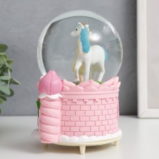 Souvenir Polystone Water Ball Music 