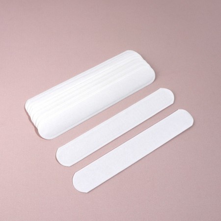 Protective liners from sweat and pollution, set - 10 pcs, on a glue base, 24 × 3.7 × 0.1 cm, white color-3
