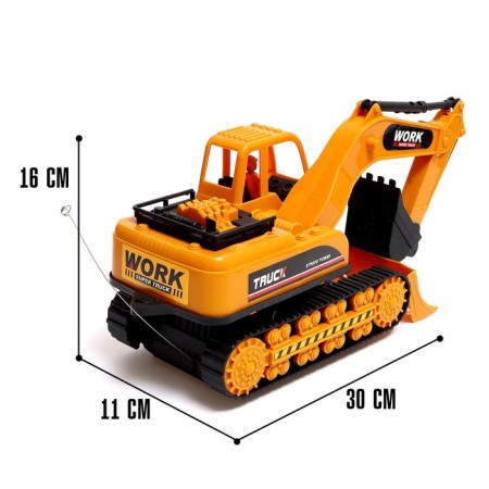 Radio -controlled excavator "Special Technics", works from batteries-1