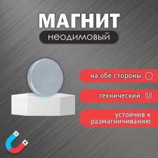 Magnet Technical Silver 10x2 mm