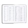 The diary is low, the PVC cover, A5 format, 140 l, cell, with a strap, black