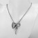 New Year! Symbol of the year 2025! Pendant "snake", color silver, 60 cm
