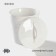 Porcelain Bank for bulk products with a Magistro Rodos lid, 600 ml, white color