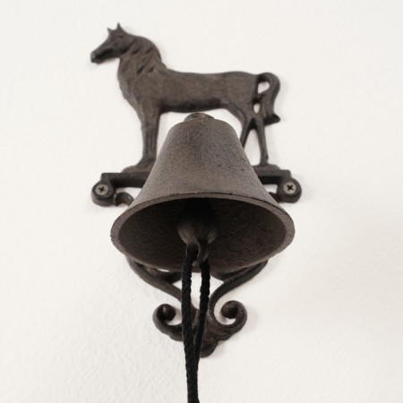 Bell Souvenir Cast iron "Horse" 13x13.5x24.5 cm-2