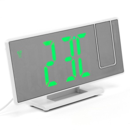 Clock - Electronic desk an alarm clock with a projection on the ceiling, thermometer, calendar, USB 9197734-4