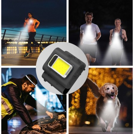 Battle Light, on the clip, 10 W, 400 mAh, COB, 6 modes, 4.8 x 3.8 cm-1
