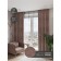 Decofest "Aron" curtain, size 200x270 cm, velor, cocoa color with milk