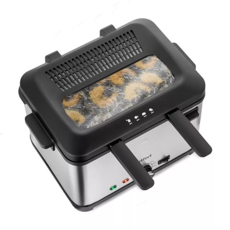 Fritten KitFort KT-6240, 2000 W, 4.8/2.2 L, 130-190 ° C, silver-black-2