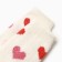 Women's socks, white color/hearts, size 36-40