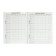 Diary for grades 1-4, "Penguins. Pattern", solid cover 7BC, glossy lamination, 48 sheets