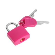 The castle of a hinged suitcase, small, pink