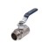 Ballic Aqualink, PN 50, internal/outer thread 2 ", handle, nickel.