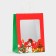 Gift package with the Snowman window 30 x 22 x 14 cm, red