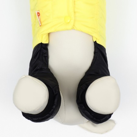 Kombinyson "Fluff", size S (DS 25 cm, OG 37, Osh 28 cm), yellow-7