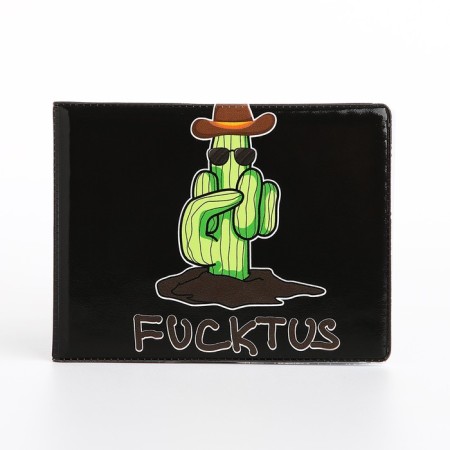 Cover for a student ticket, black color