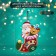 Decorative decoration (suspension) "Santa Claus and Deer" 35x24 cm