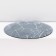 Set of table "marble", 7 objects: plate d = 30 cm - 1 pc, d = 21.5 cm - 6 pcs, black color is black