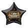 Foil ball 19 "Golden Clap," star
