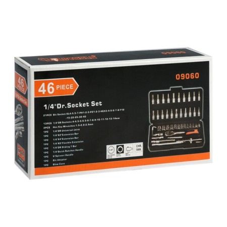 Kingqueen Wib-09060 tool set, rattle 72 teeth, 46 items-3